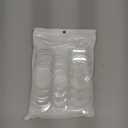 30-Pack Dental Cheek Retractor, Professional Autoclavable Mouth Opener Retractors, 100% BPA-Free, for Dentist, Teeth Whitening, Party, Mouthguard Challenge Game - Size M, Clear