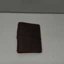 newestor Travelers Notebook Cover with Inner Pockets, Card Slots and Pen Holder, A6 Size, Dark Brown