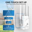 2026 WiFi Extender Signal Booster for Home, WiFi Repeater Signal Amplifier Long Range Extension Internet Signal, Extend and Expand the Coverage Range of WiFi, Supporting 99% of Device