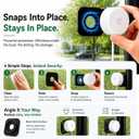 2K No-Drill Window Security Cameras, 2Packs Magnetic Cameras for Home Security, 5G&2.4G WiFi Indoor Angled Window Cam Stick on Glass, Full Color Night Vision, 24/7 AI Human Detection for RV, Apartment