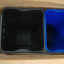 Home Zone Living 13 Gallon Kitchen Trash Can with Dual Compartments