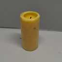 Bluecorn Beeswax Pillar Candle, 100% Pure Bees Wax, Spruce Scented Essential Oils Candle Wax, Clean Burning, Long Lasting (90 Hrs), Gifts for Women & Men, Christmas Gifts, American Made, 3" x 6"