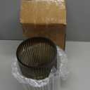 Modern Grey Glass Vase-11 Inch Tall Ribbed Glass Cylinder Vases for Flowers, Bouquet, Desk, Dining Table, Shelf, Decorative Flower Vase for Centerpieces, Home Decor, Living Room, Wedding (Gray)