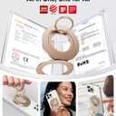 TORRAS Upgrade Gen2.0 (Dual-Ring) Fit for MagSafe Phone Grip Ring Holder, Kickstand Magnetic, Compatible with MagSafe Accessories for iPhone 17/16/15/14/13/12/11 Samsung, Google, Android, Desert Gold