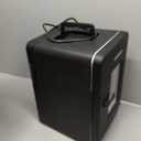 Mini Fridge, 15 Litre/21 Cans Small Fridge for Bedroom, Car, Office & Dorm, 110V AC/DC Portable Thermoelectric Cooler & Warmer for Skincare, Food, Drinks, Black, 11.02" x 12" x 16.14"