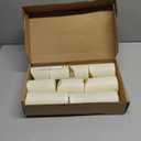 Flameless Candles with Remote Timer, Battery Operated Realistic Flickering LED Candles, 9 Packs Fake Candles for Home Decor (D3 x H 3" 4" 5" 6" 7") (Ivory)