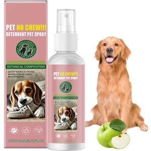 iALTERLL Bitter Apple Spray for Dogs to Stop Chewing No Chew Spray for Dogs Effectively Protect The Safety of Furniture, Plant, Shoes, Etc Safe and Alcohol-Free (Pink)
