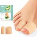 Welnove Toe Protectors – 12-Pack Aloe Vera Extract Infused Silicone Toe Sleeve Toe Covers for Hammer Toes, Corns, Calluses, Blisters – Soft Gel Toe Cushions for Pain Relief