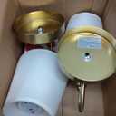 Battery Operated Wall Sconce Set of 2,Wireless Wall Sconces with 10000 mAh,RGB Rechargeable Sconces with Remote,Cordless Wall Lights for Bedroom,Living Room,Bathroom,Renter Friendly Home Decor (Gold)