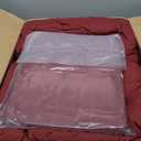 Love's cabin King Size Comforter Set Burgundy, 7 Pieces King Bed in a Bag, All Season Bedding Sets with 1 Comforter, 1 Flat Sheet, 1 Fitted Sheet, 2 Pillowcase and 2 Pillow Sham | Soft, Breathable, Lightweight, Comfortable