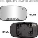 Passenger Side Mirror Replacement for 2011-2017 Chrysler 200, 2012-2021 Chrysler 300, 2011-2021 Dodge Charger, 2012-2021 Dodge Challenger Mirrors Glass - Convex Heated Right Rear View Mirror