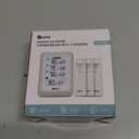 Indoor Outdoor Thermometer Wireless, 4.5 Inch Display Digital Hygrometer Thermometer Temperature Humidity Monitor with 330ft Range Sensor and Adjustable Backlight (White)