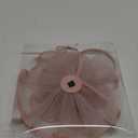 Women's Organza Church British Fascinator Bridal Tea Party Wedding Hat Summer (Hj2-pink)