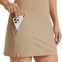 Willit Women's Golf Skirts Zipper Pockets High Waisted Stretchy Skorts Quick Dry Athletic Tennis Casual Skorts, 8