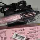 Farery Mini Thermal Brush 1 Inch, Heated Round Brush for Soft Curls, 3 Temperature Adjustable Travel Curling Iron for Short Hair, Lightweight Curling Wand for Bouncy Hair, Touch-ups, Dual Voltage