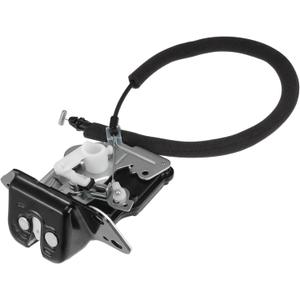 X AUTOHAUX Rear Liftgate Door Lock Actuator with Cable for Dodge Grand Caravan 2008-2017 for Dodge Journey 2009-2018 for Jeep Grand Cherokee 08-13 Tailgate Latch Assembly No.4589243AB Black