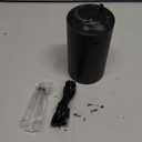 Waterless Essential Oil Diffuser, Rechargeable Scent Diffusers with 3 Mist Levels & Timers, Portable Aromatherapy Diffuser for Home Car Room Studio Office, Black Metal