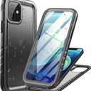 Cozycase TOP Military IP68 Waterproof Case for iPhone 12 / 12 Pro - Heavy Duty 360 Shockproof Full Body with Screen Camera Protector Double Water Dust Drop Proof Hard Rugged Tough Front Back Cover