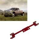 WRLWYHeavy-Duty 4L80E Conversion Crossmember (4WD) Satin Black | Fits 2000-2006 Chevy Silverado & GMC Sierra (red)