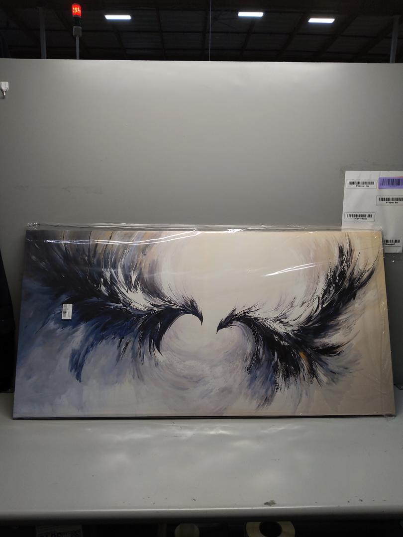 Suconvng Canvas Wall Art Decor Painting Abstract Flying Eagle Wall Art For Living Room Print Abstract Wall Decor Picture For Bedroom Home Office Artwork Ready To Hang 24 × 48 Inches