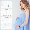 Smart Bracelet Activity Fitness Tracker, Health Wristband, Screenless Ultra Lightweight 17g Wearable 24/7 BP Health Monitor, 100+ Modes, Improve Sleep, Heart Rate Tracking for Women Men Free App