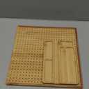 11.8" Crochet Blocking Board with 16 Pins/Pegs, Blocking Boards for Crochet Projects, Granny Square Blocking Board for Crochet Projects, Wooden Crocheting Accessories Gifts for Crocheters