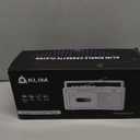 KLIM Portable Cassette Player & Tape Recorder  Boombox with AM/FM Radio, USB, Bluetooth, Speaker, and Earphone Jack  Battery and AC Operated - Frost White