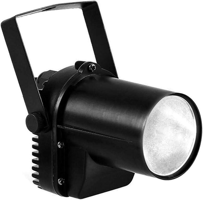 Superdream LED Beam Pinspot Stage Light DJ Mirror Spotlight for Dance Party Wedding DJ Disco Show Mirror Ball Lighting (White)