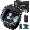 Puboo Collapsible Foot Spa with Heat, 16 Motorized Massage Balls, Temp Control, Remote,Ideal Father's Day Gift for Dad,Electric Pedicure Foot Bath for Stress Relief & Relaxation