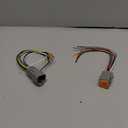 4 Pin Deutsch Car Waterproof Electrical Connector with 17AWG Cable Wire, 4 Way Automotive Male and Female Plug Wiring Harness, 4 Wire DT Pigtail for Cars, Boats, Trucks