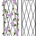 Trellis for Climbing Plants 59inch x15inch Rustproof Metal Vine Trellises for Outdoor Climbing Plants Support Structures A (150cm) 2Pack