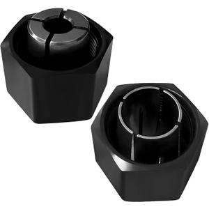 1/2" and 1/4" Router Collet for Dewalt DW621 DW616 DW618 Dw622 Dw626 Router, for Bosch 1617, 1617EVS, 1618, 1618EVS, 1613, 1613EVS, 1613AEVS Router Part No. 326286-03, 326286-04, 2610906283,2610906284
