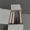 5 Pack Journal Notebook Bulk for School, Feela Hardcover Business Notebooks Classic Ruled Lined Journals with Pen Holder for Work Note Taking, with 5 Black Pens, 120 GSM, 5.1x8.3, A5, Brown