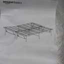 Amazon Basics Bed Frame with Storage, Foldable Metal Platform, Sturdy Steel, No Box Spring Needed, 14 inches High, Tool-Free Setup, King Size, Black