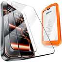 DMJN NeverCrack 9H+ Top Glass for iPhone Air Screen Protector (13FT Military Grade Shatterproof & Easy Installation) Screen Protector Air Tempered Glass, Full Edge Coverage, Longest Durable, 2 Pack