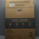 Delta Children Simmons Kids Dream Bedside Bassinet with Zip-Down Side Wall  Convenient Baby Sleeper with Breathable Mesh and Adjustable Heights - Lightweight Portable Crib, Grey