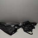 Explore Land Adjustable Boat Cover Support Pole 3 Pieces with Straps for V Hull, Jon and Pontoon Boat (Black)