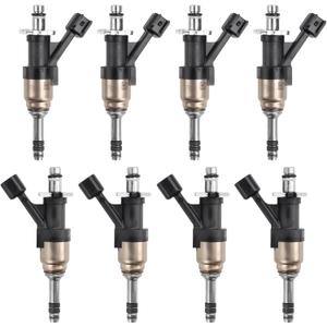 Fuel Injectors Compatible with Silverado Suburban Tahoe Sierra Yukon Cheyenne V6 4.3L V8 5.3L 2014 2015 2016 2017 2018 8Pcs Replace FJ1217 12668390