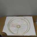 Oneach 62" Gold Floor Lamp for Living Rooms Tall Arc Standing Lamps for Bedrooms Industrial Corner Nursery Girls Kid Vintage Mid-Century Modern Reading Light Office Antique Brass Shade Lantern