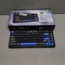 Redragon K681 Wireless Mechanical Keyboard, Gasket Mounted RGB Gaming Keyboard with Volume Knob, MDA-Profile, Pre-Lubed Linear Switches, 81 Keys 75 Tri-Mode Hot Swappable for PC/Xbox/Ps4/5 (Blue)