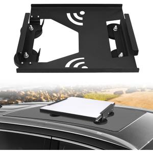 Starlink Mini Mount with Portable Magnetic, Universal Compatibility, Black Alloy Steel Floor Mount