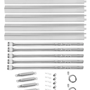 Grill Replacement Parts for Charbroil Performance 5 Burner 463448021 463450022 463451022, 4 Burner 463365021, 463366022 463352521, G3250002W1 Heat Plate, G3272100W1 Burner, Igniter, Crossover Tube