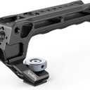 SmallRig Lightweight Top Handle, Grip for DSLR Camera Cage, Universal Handle with 5 Cold Shoe Adapters and Cold Shoe Base (Lite)