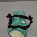 Dog Jacket with Harness,Fleece Lined Warm Puppy Coat for Winter,Soft Windproof Small Dog Vest,Bluegreen XS