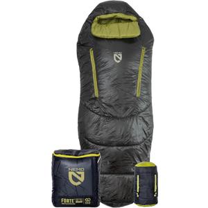 NEMO Equipment Forte Synthetic Sleeping Bag, Men's 35°F / Regular Wide
