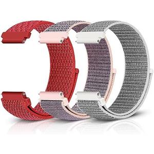 Relting Sport Loop Nylon Band 16mm 18mm 19mm 20mm 22mm Watch Band Quick Release,Soft Fabric Nylon Adjustable Replacement Wristband Strap for Men Women