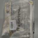 Clear Purse for Women Stadium Approved Clear Crossbody Bag for Stadium Events Transparent Purse Bag for Sports (White-1)