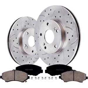 Front Brake Kits With Pads And Rotors Compatible With Honda Accord 2008-2017,Civic 2013-2015,Cr-Z 2016,Element 2003-2011,Fit 2014,For Acura Ilx 2014-2015; Lx/Lx-P/Lx-S Model; 280mm