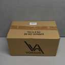 Privacy Door Levers, 4 Pack Matte Black Door Handles Keyless Interior Door Knobs Square Door Levers Heavy Duty Door Locks for Bedroom Bathroom