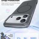 Vihibii for iPhone 17 Pro Max Case with Kickstand, [Compatible with Magsafe], Shockproof Sturdy Cover & Raised Edges Protection, Fade-Resistant Glow Slim Stylish Case for 17 Pro Max, 6.9" 2025, Grey